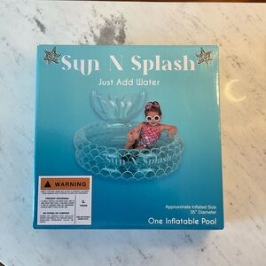 Sun N Splash Inflatable Pool (Blue)